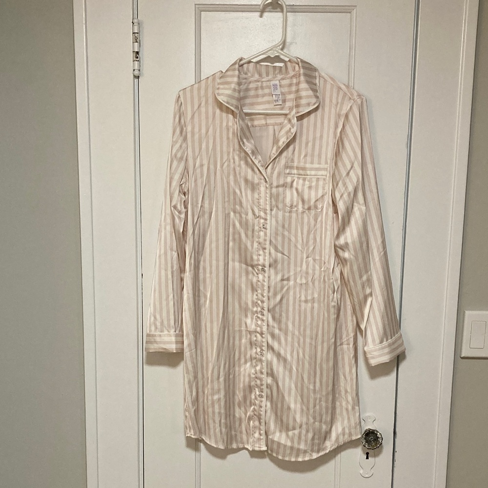 Stars Above Striped long Pajama Shirt